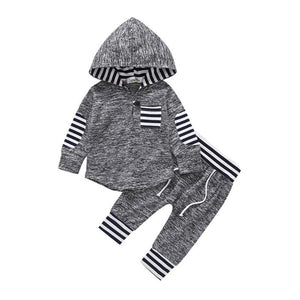 Alexander- Striped Jogger Set - Terrible Twos Boutique