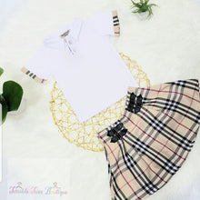 Load image into Gallery viewer, Gabriella- Checkered Pattern Skirt Set - Terrible Twos Boutique