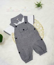 Load image into Gallery viewer, Lucas- Suspender with Polo Tee Set - Terrible Twos Boutique