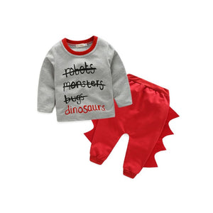 Jack- Dino Sweater Set - Terrible Twos Boutique