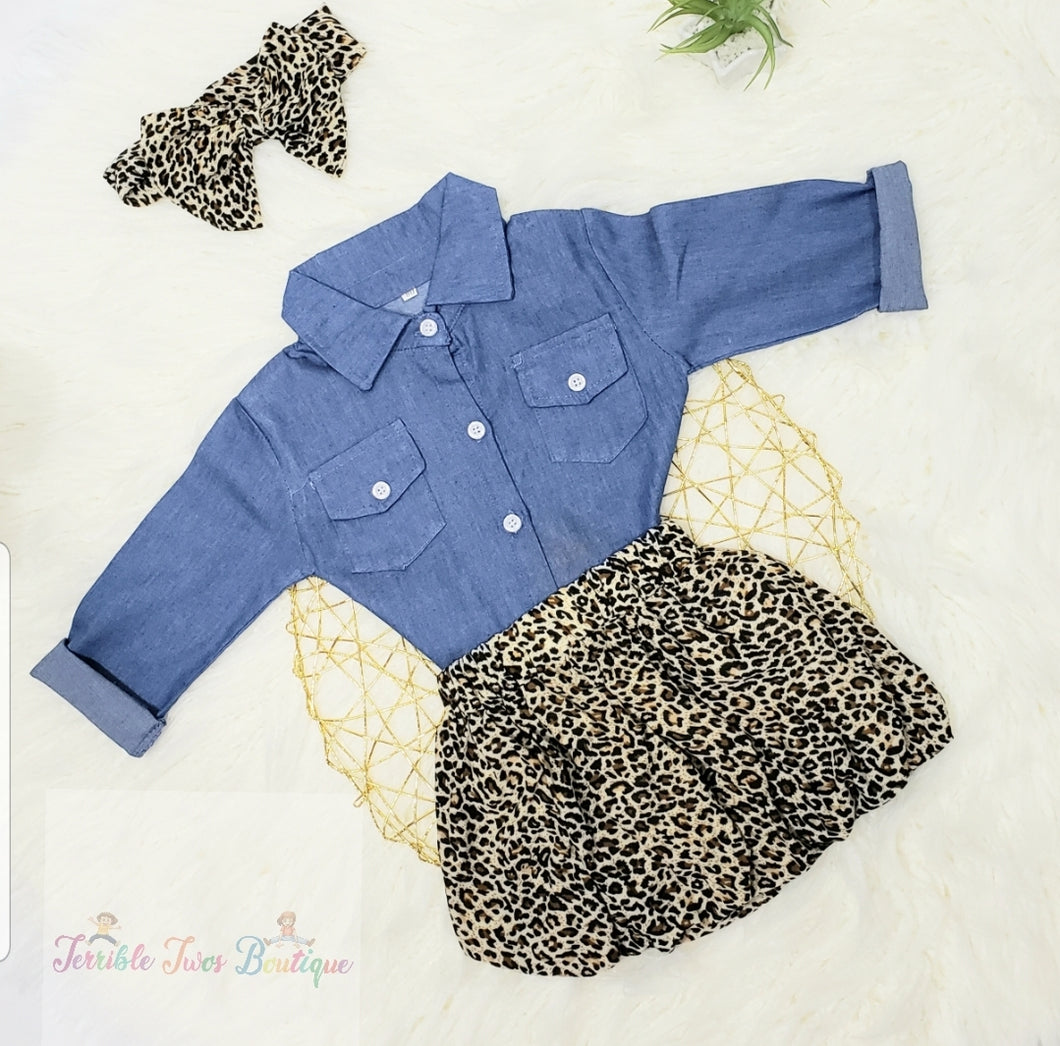 Arianna- Printed Skirt Set - Terrible Twos Boutique